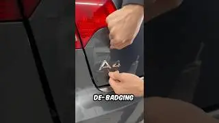 How to de-badge an old car