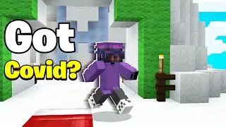 I got covid on Christmas?? | solo bedwars commentary