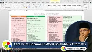 How to print the word document back and forth automatically