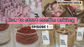 Free candle making course for beginners 🫶 || Episode 1 || #smallbuisness #candlemaking #freecourse