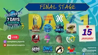 🔴LIVE สด!!! EXOSPHERE PUBG SEVENDAYS SUDDEN CHALLENGE Season 3 | FINAL STAGE DAY 1