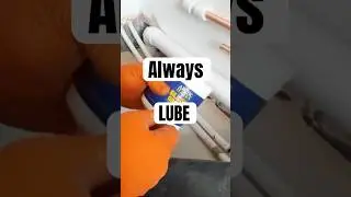 Always lube them fittings and save yourself leaks
