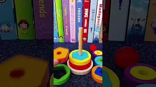 Colorful Wooden Toys Building Stacker For Baby Eraly Education
