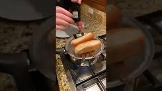 Best hack for perfect hot dog buns #SHORTS
