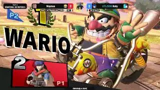 Smash@La Nave - Losers Semis - SK Waymas(Wario) vs Roby(Ike)
