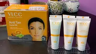 Vlcc anti tan facial kit / facial kit for facial at home
