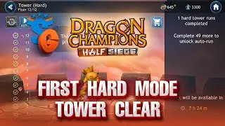 FIRST HARD MODE TOWER CLEAR | STARTING OVER EPISODE #4 | DRAGON CHAMPIONS