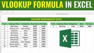 How To Use VLOOKUP Formula in Microsoft Excel || VLOOKUP in Excel || Excel VLOOKUP || Vlookup