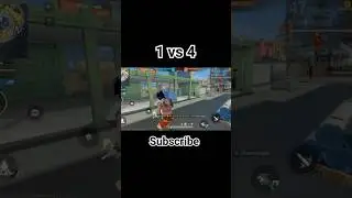 IMPOSSIBLE 👻⚡ #shorts #freefire #1vs4 #team69