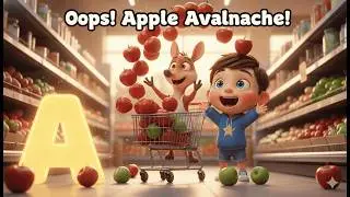 The Supermarket ABC Parade | A to Z Cartoon Animals Shopping Adventure! 🛒🐾