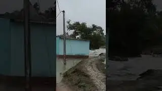 High tides broke river embankment at Patharpratima due to Cyclone Yaas