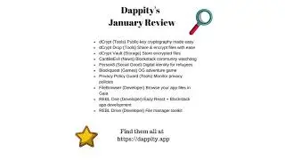 Dappity's Jan 2020 Top Ten Blockstack Apps & Review