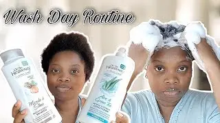 Wash Day Routine For Short 4c Hair | Featuring Oh So Heavenly Shampo & Conditioner