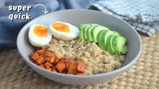 This is how I eat my OATMEAL FOR DINNER