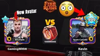 I Met LEVEL 999 LEGEND in 100M Table Fire Rush - Ring +8 New Avatar 8 ball pool GamingWithK