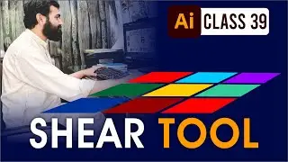 Adobe Illustrator Shear Tool Explained | Shear Tool Trick | ggworkzone