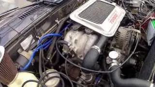 1984 1st Gen FB RX 7 S4 Turbo II TII Swap First Startup