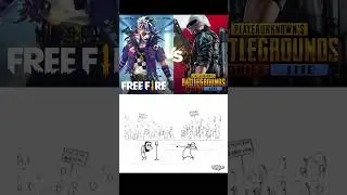 #freefirevs#pubg #battel pubgi &hearts;️ #freefire 🖤heart challenge let's see who wins #shortvideo #shorts