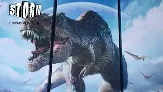 ARK Park - Jurassic Park Canvas Wall Art