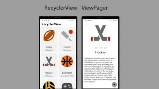 RecyclerView to ViewPager example - Android