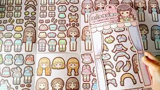 Thiết kế hình dán Sticker Telado thay đồ cho cô gái nhà giàu cá tính