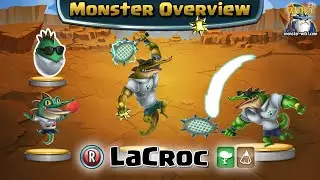 LaCroc [Earth, Nature] - Review & Combat - Monster Legends