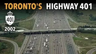 North America's Busiest Highway 401 in 2002 | Toronto Canada