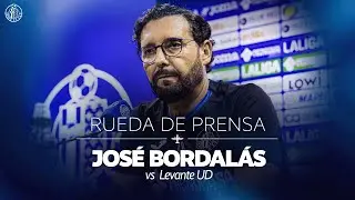 Rueda de prensa de Jos&eacute; Bordal&aacute;s antes del Getafe CF - Levante UD