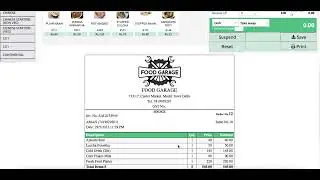LexerPOS Billing Screen Overview