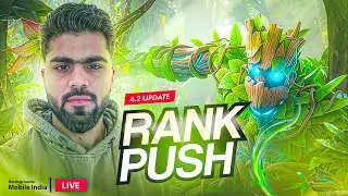 CROWN TO ACE PROMOTIONAL MATCH | RANK PUSH TO TOP 100 | BGMI LIVE🔥 | LIVE