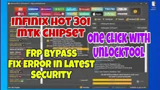 Чипсет Infinix Hot 30i MTK (x669), удаление аккаунта Google, обход FRP. UnlockTool! Исправление ошибки!