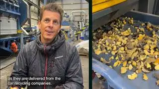 Car seat demolition for recycling of PU foam