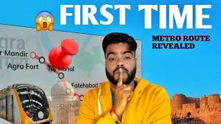 Agra Metro #30 Lal Quila To Tajmahal by Metro #ghumakkad_agra 