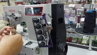 CARA PASANG BENANG PADA MESIN BRUCE V5