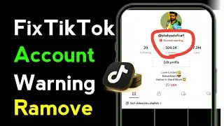 How to remove tiktok warning 2025 || tiktok account warning || Eran with Ali lab