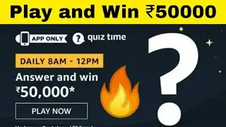 Amazon daily quiz answers | Amazon quiz today | Amazon fun zone quiz | Win Price 50000