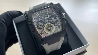 Men's black Ralph Christian watch The Intrepid Sport Carbon Fiber - Ivory Slate 42,5MM