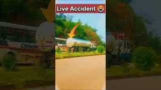 Truck And Bus Accident 😱 Live Road Accident nh44 crash death video #roadaccdient #truckdriver #death