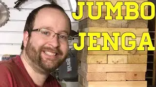 How to Make a Giant Jenga Set out of 2x4s - Scrap 2x4 project