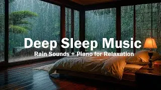 Relaxing Piano Music & Rain Sounds for Deep Emotional Sleep & Let Your Mind Finally Rest