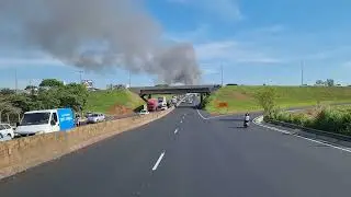 S&atilde;o Jos&eacute; do Rio Preto SP,  fogo na loja de materiais el&eacute;tricos .😱
