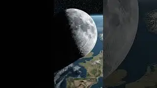 The Moon crashes into Earth 🌑 💥 🌎