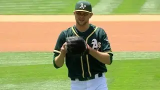 LAA@OAK: Hahn fans four, holds Angels to one run