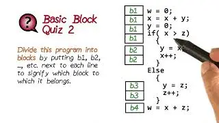 P2L2  Control Flow Graphs