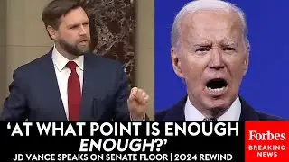 JD Vance&mdash;Now VP-Elect&mdash;Blasts Ukraine Strategy, Biden Border Policy On The Senate Floor | 2024 Rewind