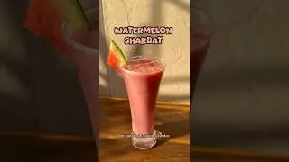 Watermelon Sharbat | Mohabbat ka sharbat 🍉 | Refreshing sunmer drink #watermelonsharbat #ramadan