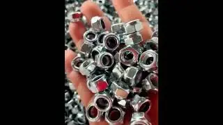 Galvanized Lock Nut丨#Fastener #Hardware #Shorts #Nut丨Aozhan Fasteners