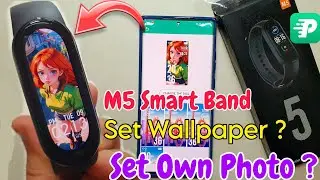 Mi Smart Band Set Wallpaper | mi smart band me photo kaise kare | mi smart band custom watch face
