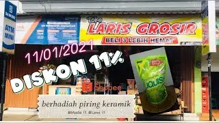DISKON SHOPEE SABUN CUCI PIRING BUKRIM LIQUISH 700ml GRATIS PIRING KERAMIK berlaku 11/01/2021