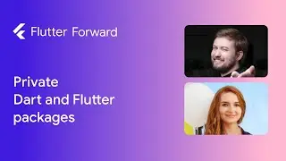 Private Dart and Flutter packages 💙 Anna and Oleksandr Leushchenko 💙 Flutter Forward